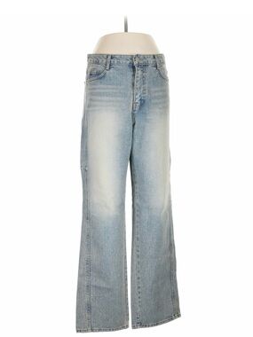 The Frankie Shop Women’s Faded Light Blue Straight Leg Jeans